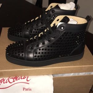 Christian louboutin louis spike flats